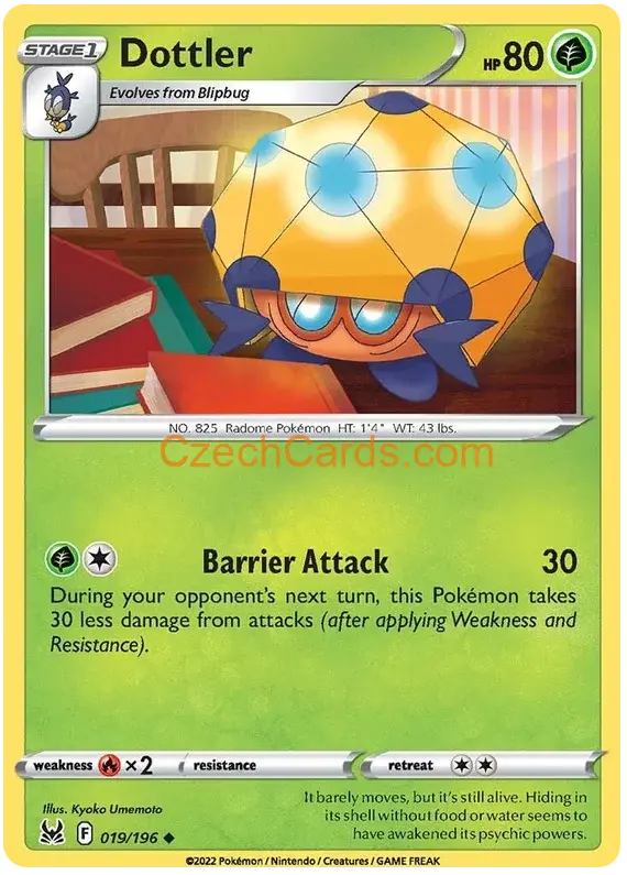Dottler 19/196 Pokémon Lost Origin Uncommon