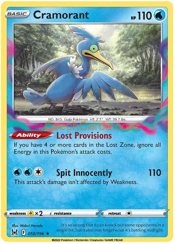 Cramorant 50/196 Pokémon Lost Origin Rare