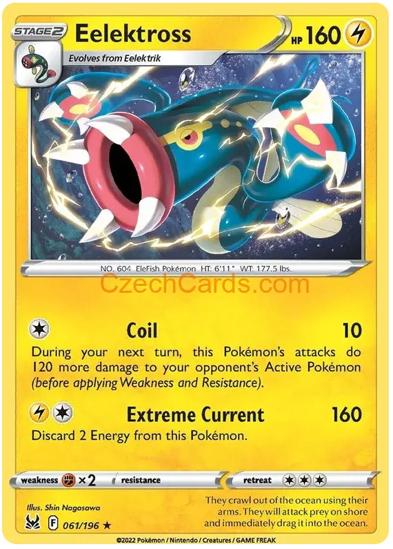 Eelektross 61/196 Pokémon Lost Origin Rare