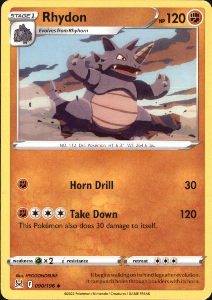 Rhydon 90/196 Pokémon Lost Origin Uncommon