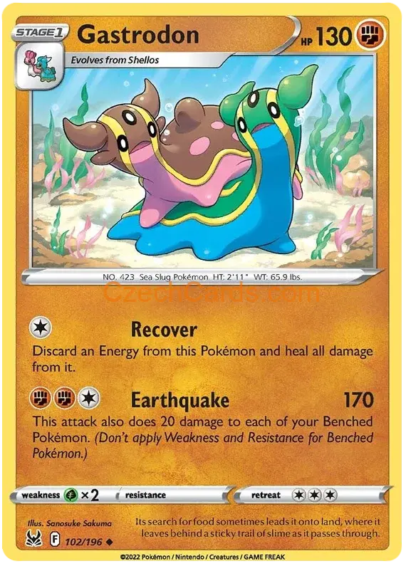 Gastrodon 102/196 Pokémon Lost Origin Uncommon