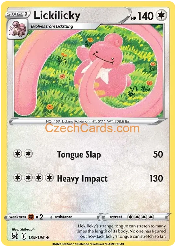 Lickilicky 139/196 Pokémon Lost Origin Uncommon
