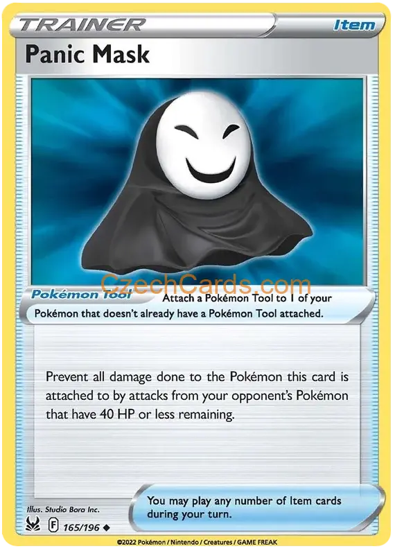 Panic Mask 165/196 Pokémon Lost Origin Uncommon