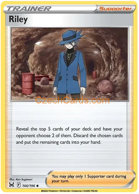 Riley 166/196 Pokémon Lost Origin Uncommon