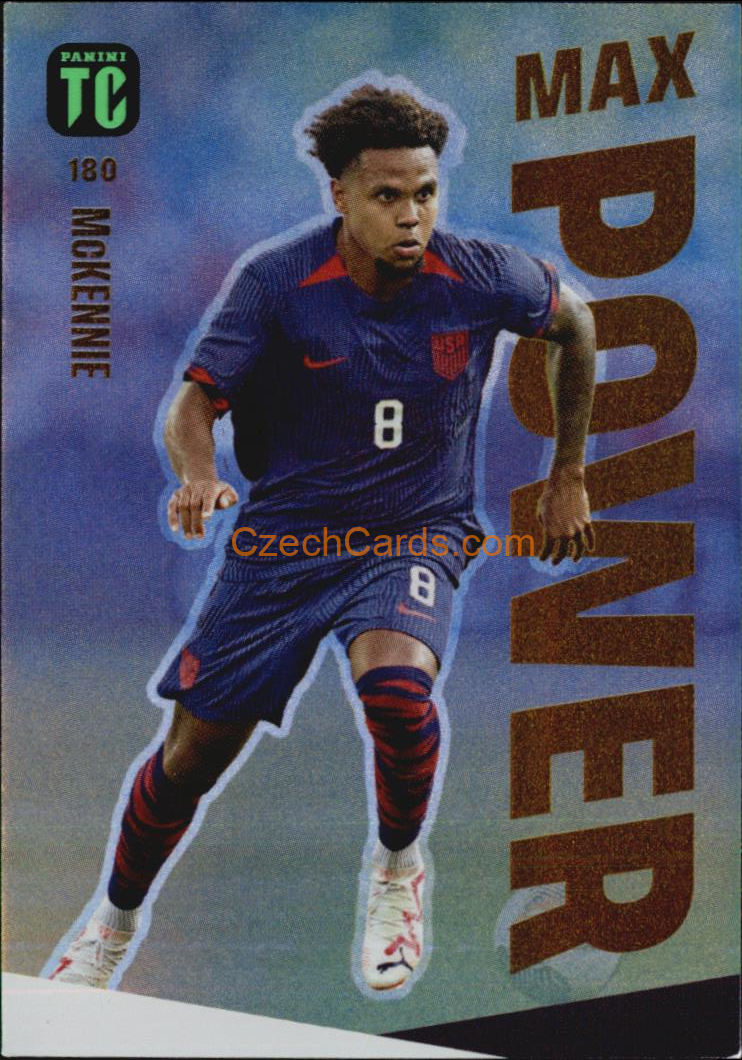 Weston McKennie 2024 Panini Top Class Max Power #180