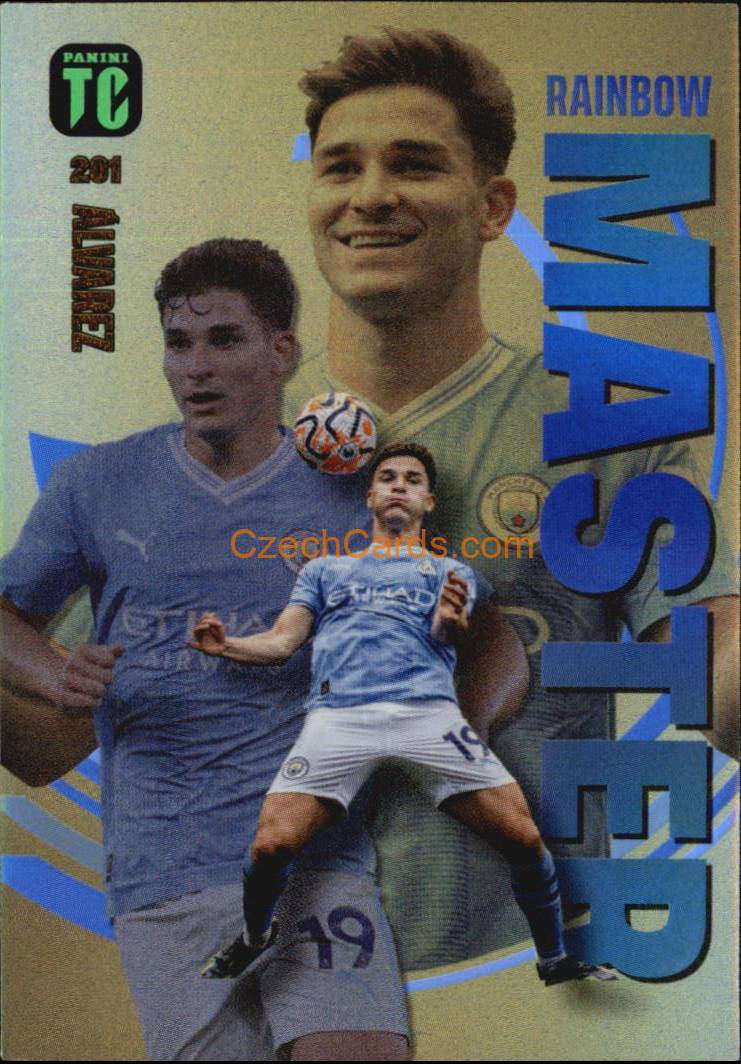 Julián Álvarez 2024 Panini Top Class  Rainbow Master #201