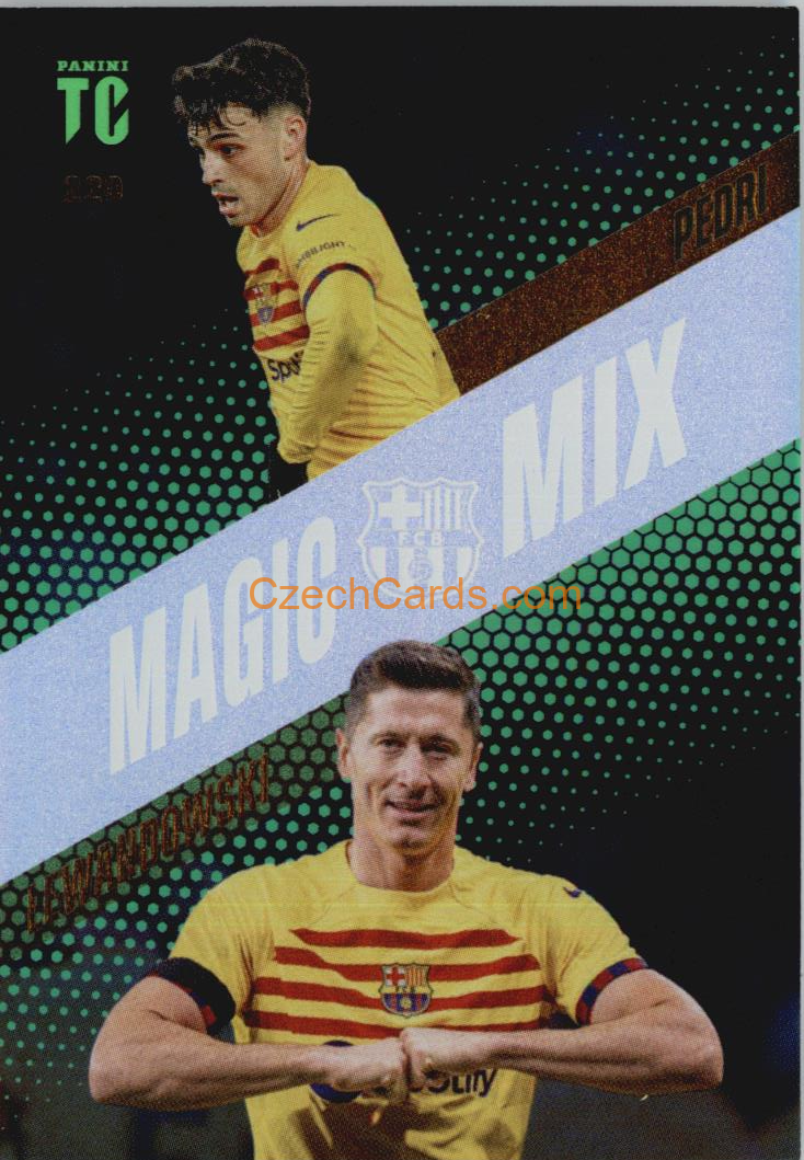 Pedri / Lewandowski 2024 Panini Top Class Magic Mix #220