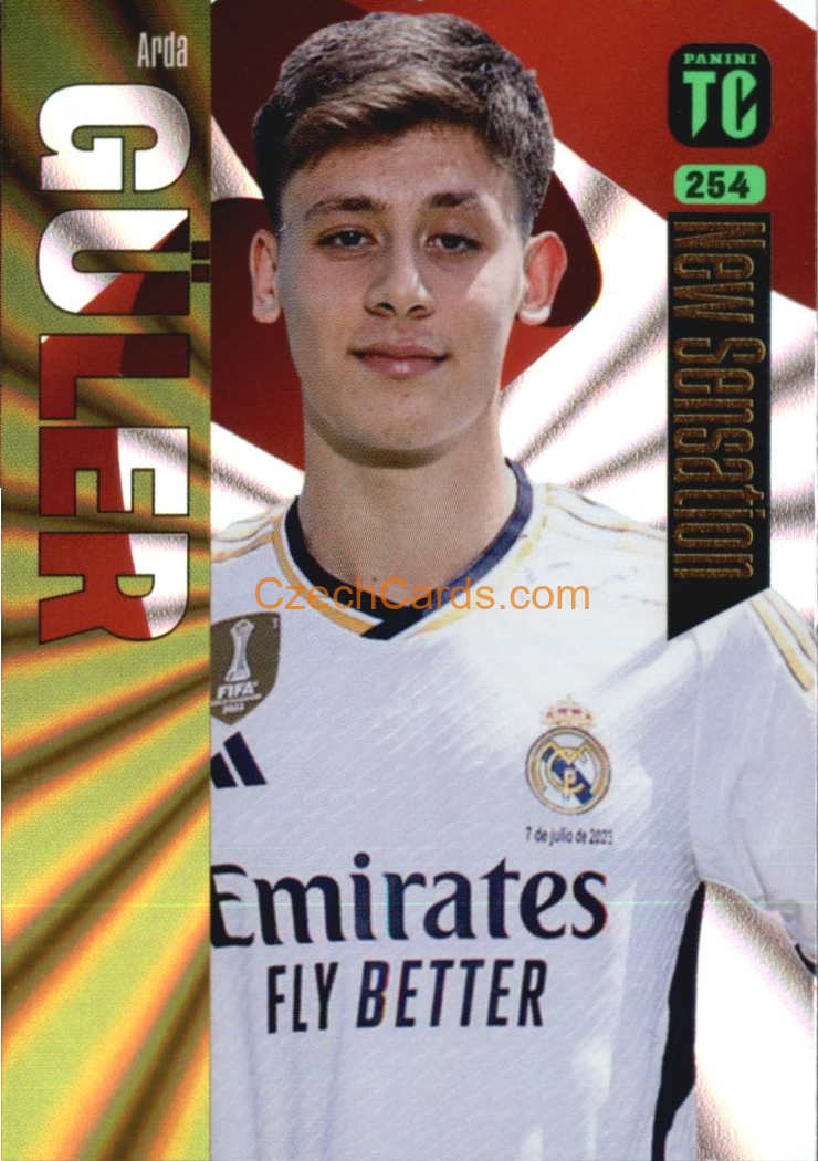 Arda Güler 2024 Panini Top Class New Sensations #254