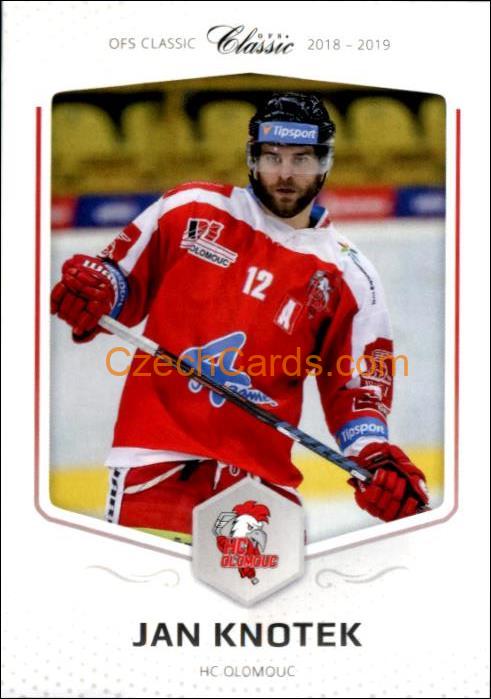 Jan Knotek 2018/19 OFS Classic #137