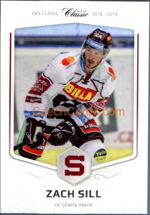 Zach Sill 2018/19 OFS Classic #175
