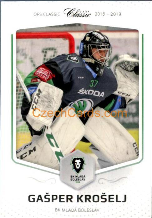 Gašper Krošelj (G) 2018/19 OFS Classic #181