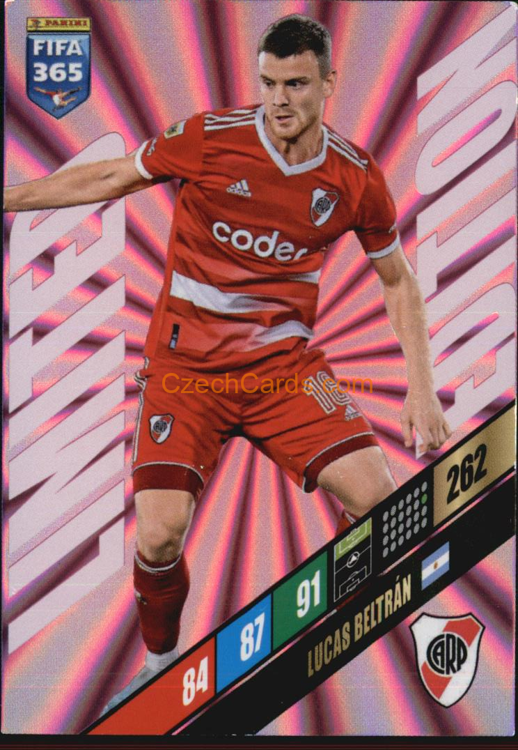 Lucas Beltrán 2024 Panini FIFA 365  Adrenalyn XL Limited #LE-LB