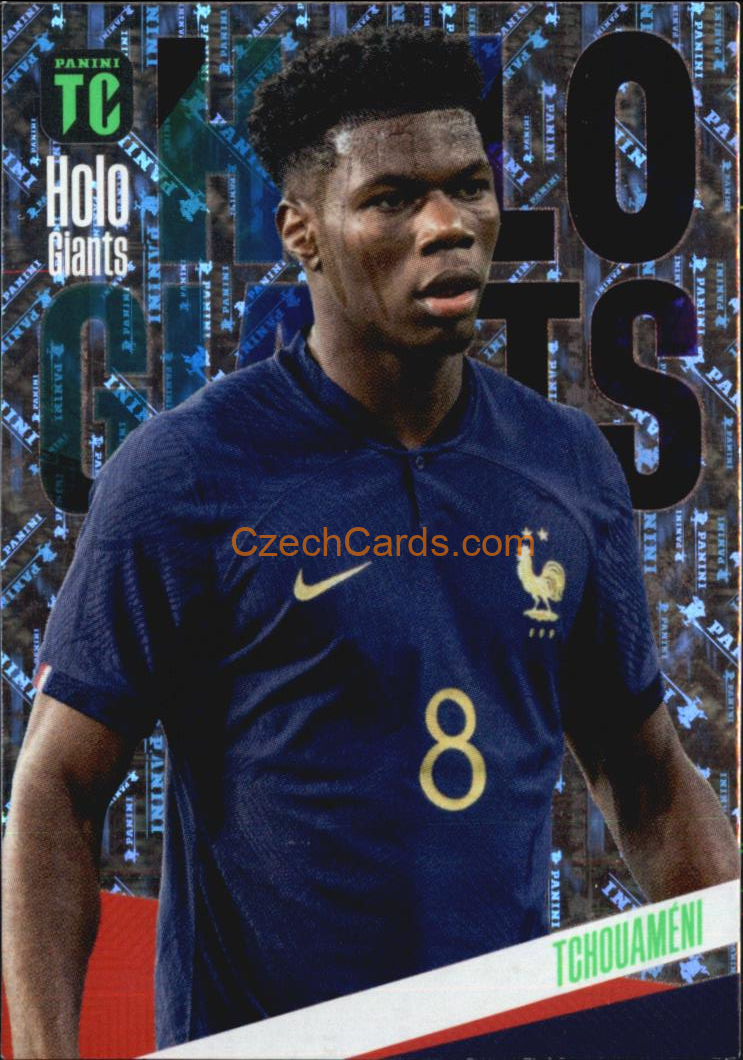 Aurelien Tchouameni 2024 Panini Top Class Holo Giants HG-AT