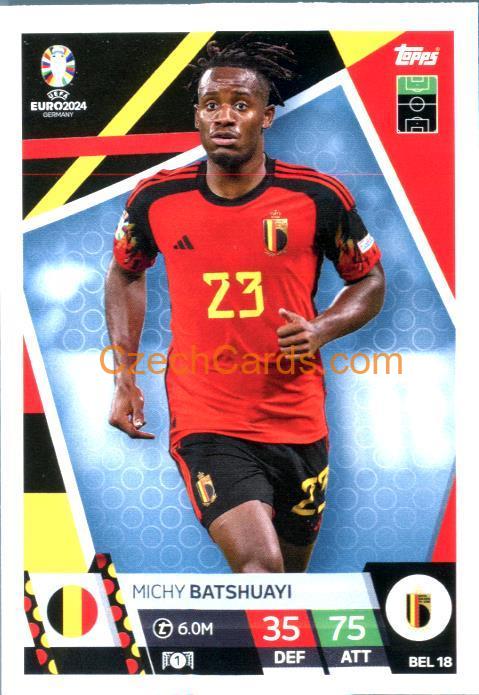 Michy Batshuayi 2024 EURO Match Attax #BEL18