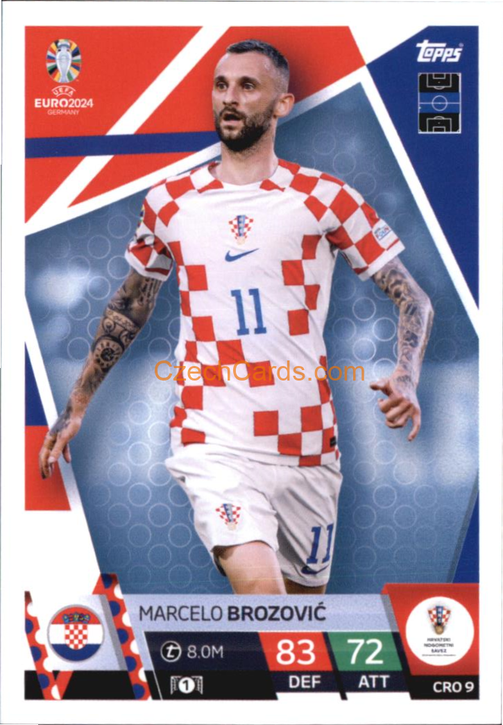 Marcelo Brozović 2024 EURO Match Attax #CRO9