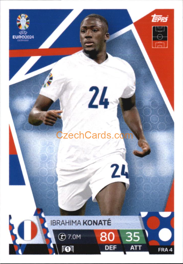 Ibrahima Konaté 2024 EURO Match Attax #FRA4