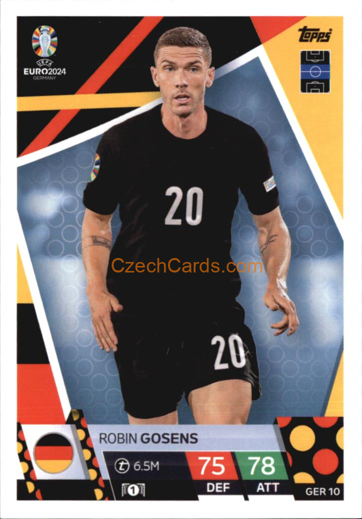 Robin Gosens 2024 EURO Match Attax #GER10