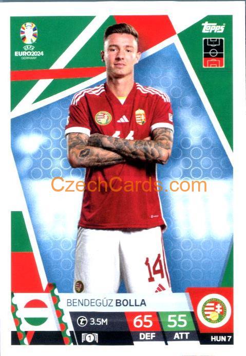 Bendegúz Bolla 2024 EURO Match Attax #HUN7
