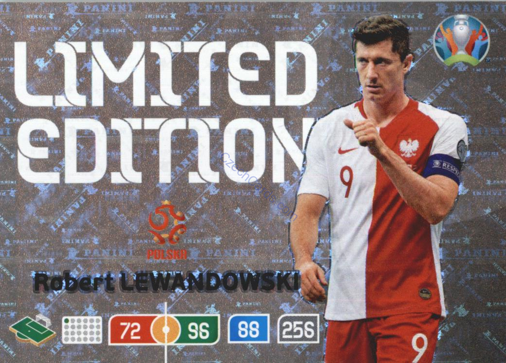 Robert Lewandowski Panini Adrenalyn EURO 2020 Limited Edition