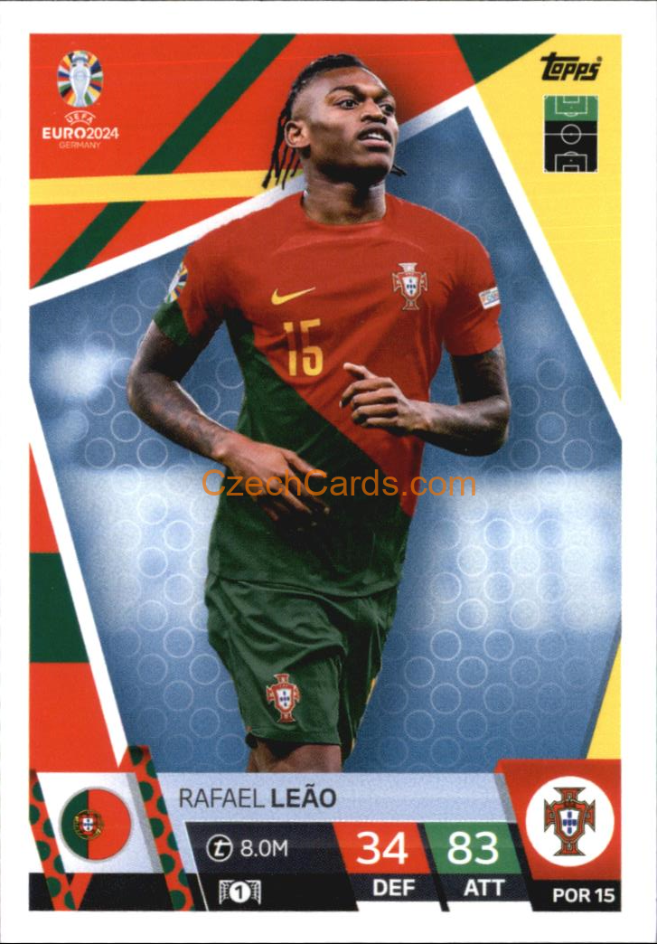 Rafael Leão 2024 EURO Match Attax #POR15
