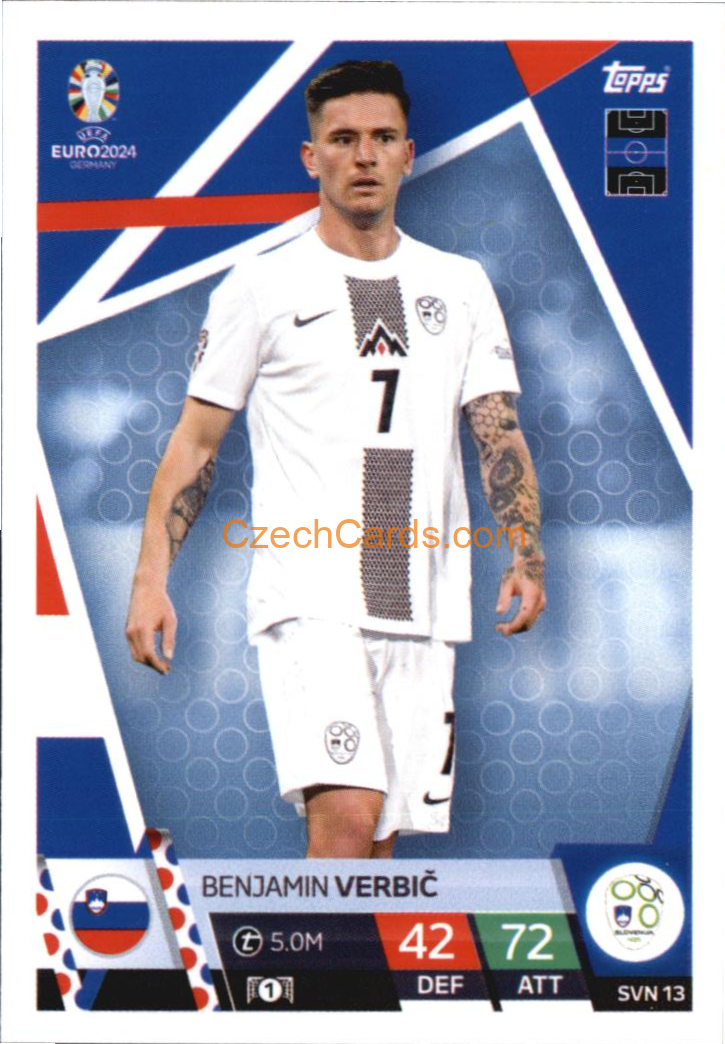Benjamin Verbič 2024 EURO Match Attax #SVN13
