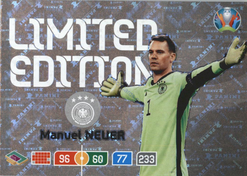 Manuel Neuer Panini Adrenalyn EURO 2020 Limited Edition