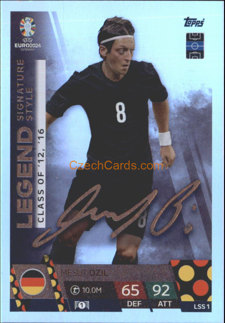 Mesut Özil 2024 EURO Match Attax Legend Signature Style #LSS1