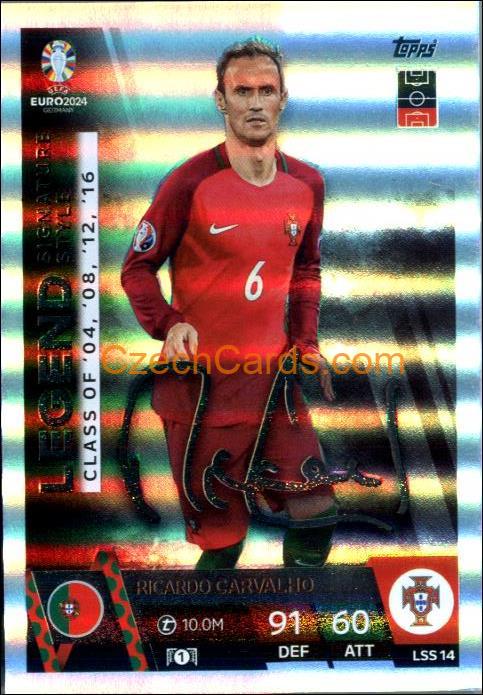 Ricardo Carvalho 2024 EURO Match Attax Legend Signature Style #LSS14