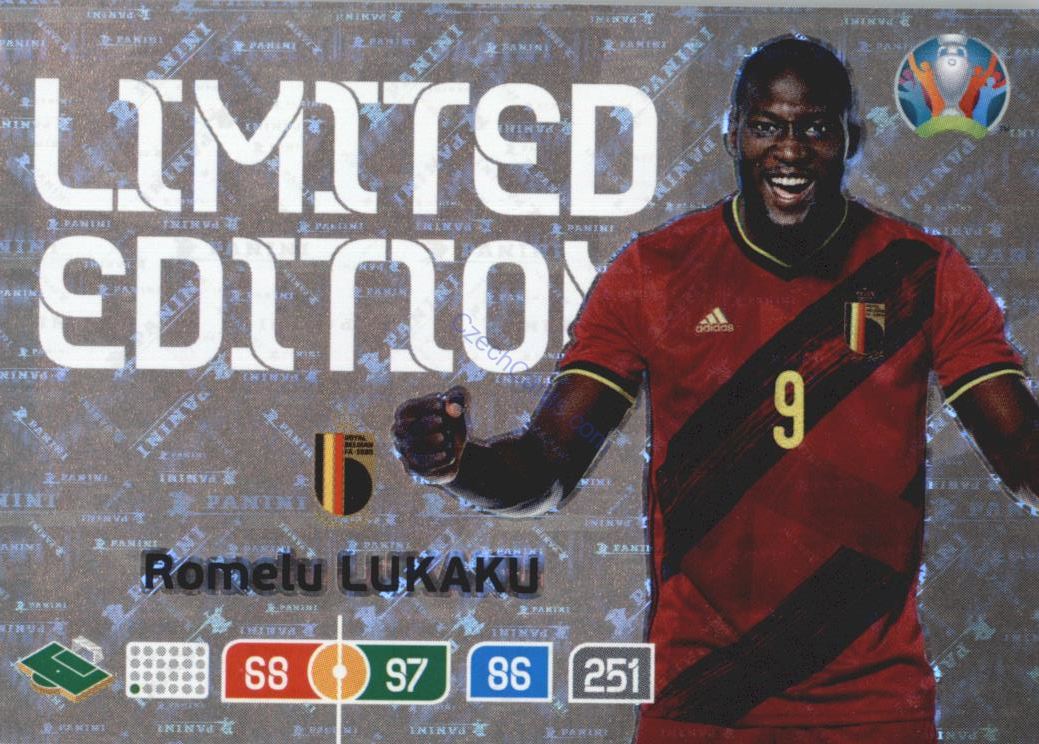 Romelu Lukaku Panini Adrenalyn EURO 2020 Limited Edition