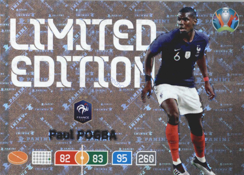 Paul Pogba Panini Adrenalyn EURO 2020 Limited Edition