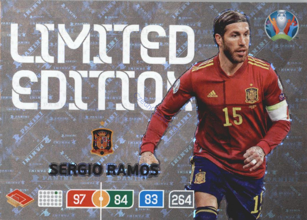Sergio Ramos Panini Adrenalyn EURO 2020 Limited Edition