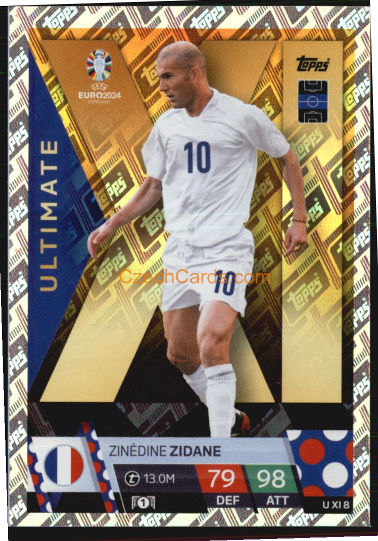 Zinédine Zidane 2024 EURO Match Attax Ultimate XL #UXI8