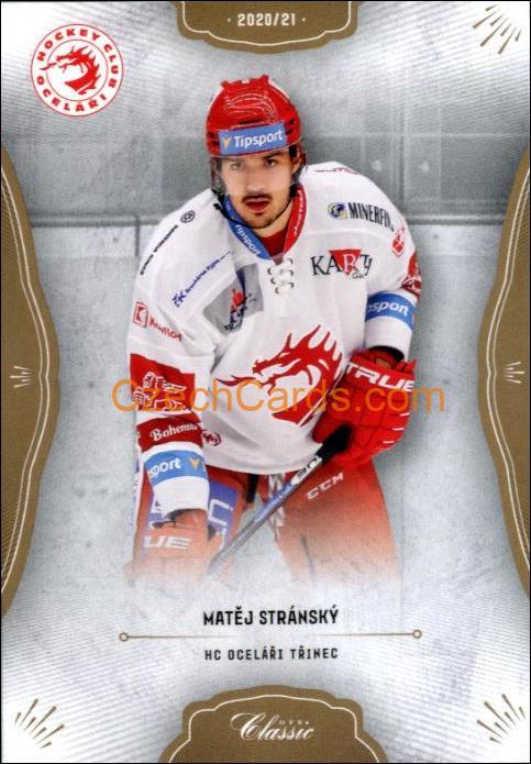 Matěj Stránský 2020/21 OFS hokejová karta #13