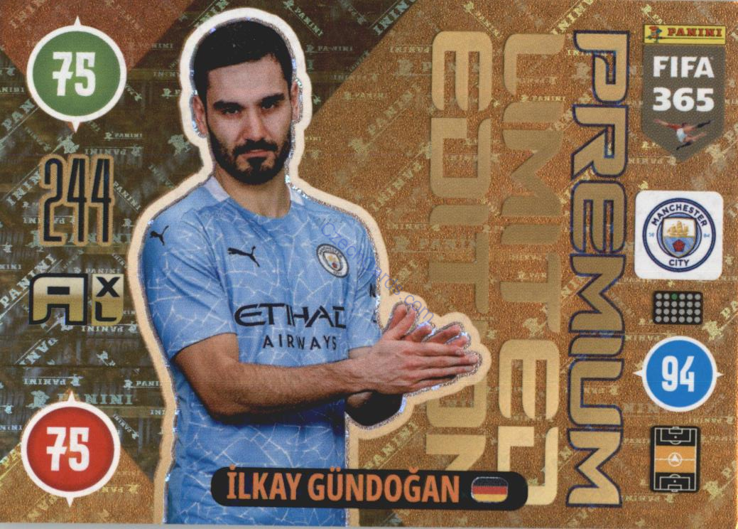 İlkay Gündoğan 2021 FIFA 365 Adrenalyn Limited Edition Premium