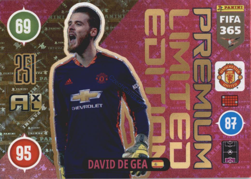 David de Gea 2021 FIFA 365 Adrenalyn Limited Edition Premium