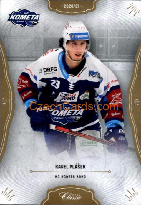 Karel Plášek 2020/21 OFS hokejová karta #56
