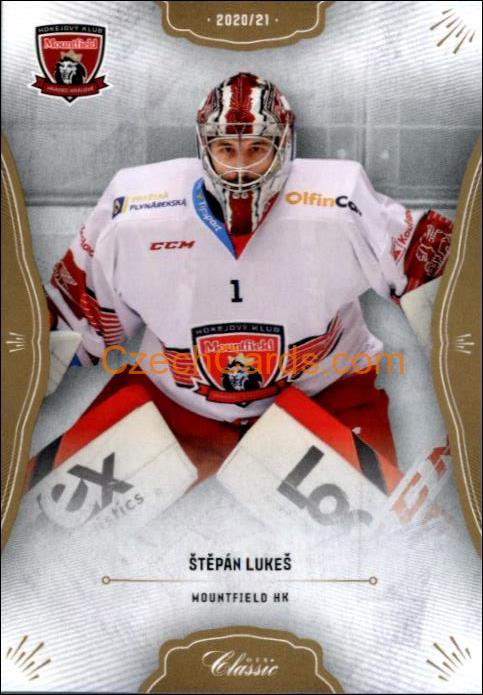 Štěpán Lukeš (G) 2020/21 OFS hokejová karta #60