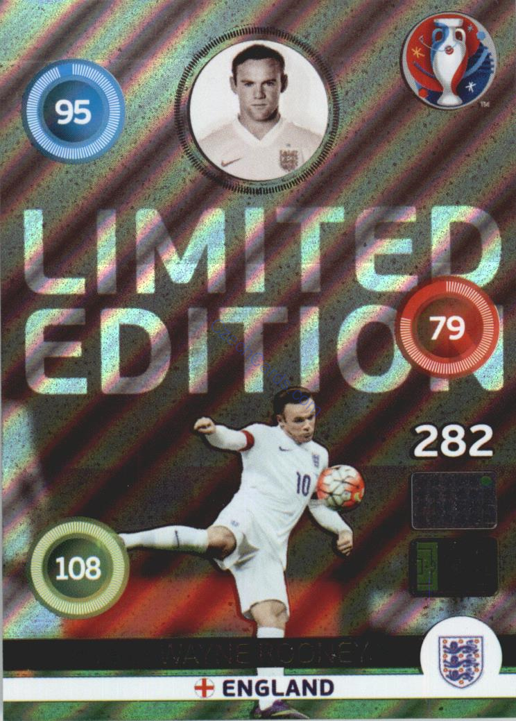 Wayne Rooney 2016 Panini EURO Adrenalyn Limited Edition