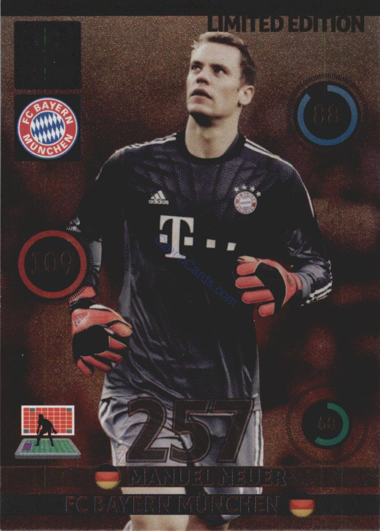 Manuel Neuer 2014/15 Adrenalyn CL Limited Edition