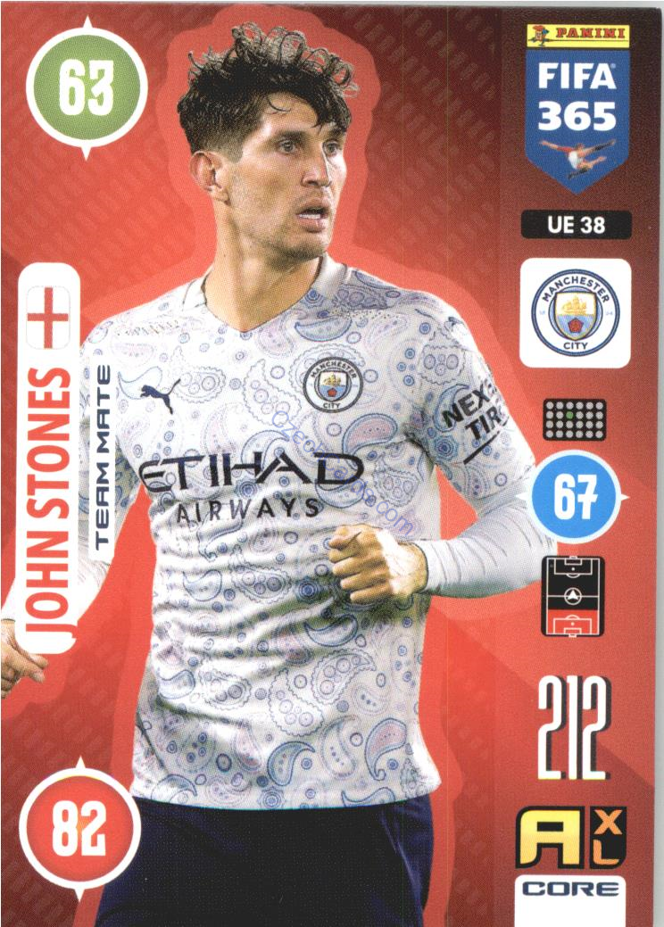 John Stones 2021 FIFA 365 Adrenalyn #UE38