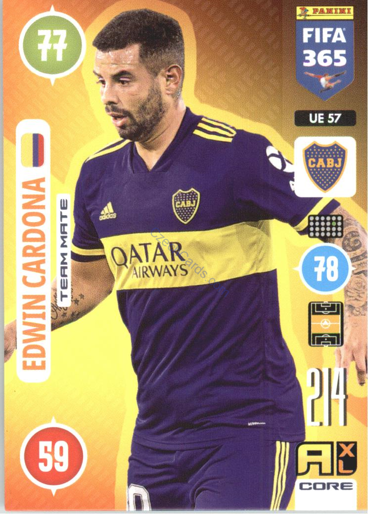Edwin Cardona 2021 FIFA 365 Adrenalyn #UE57