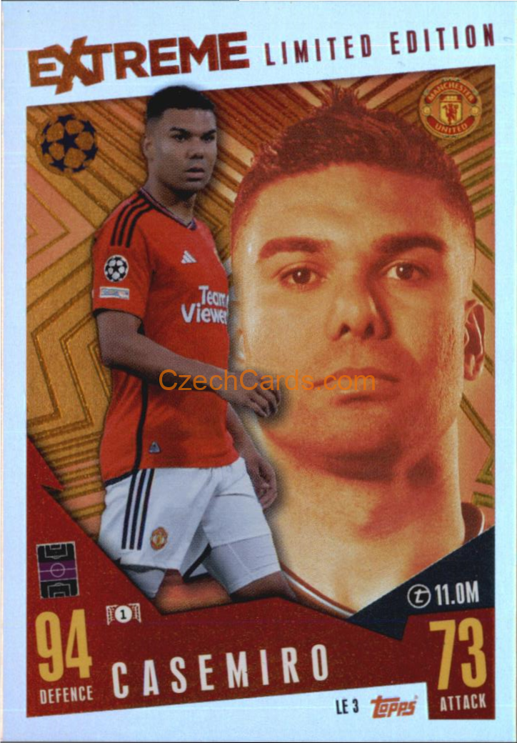 Casemiro 2023/24 Topps Match Attax Extra Extreme Limited #LE3