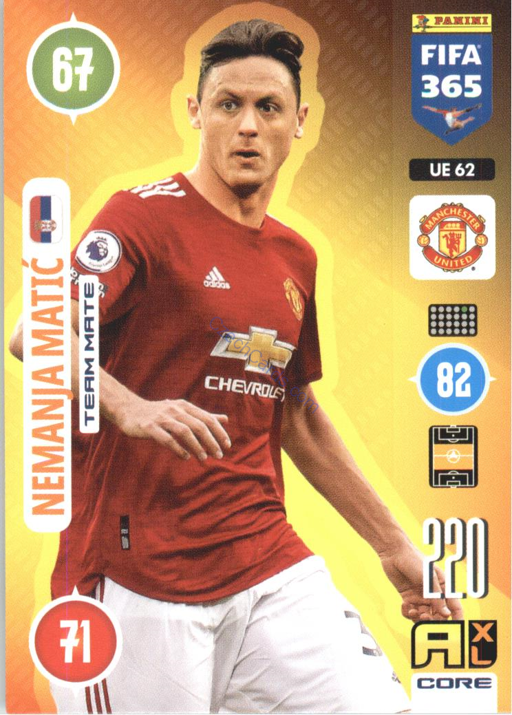Nemanja Matić 2021 FIFA 365 Adrenalyn #UE62