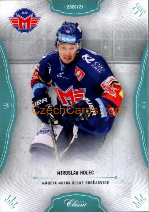 Miroslav Holec 2020/21 OFS hokejová karta Blue parallel #192