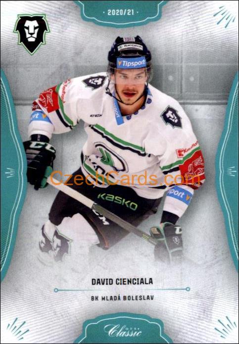 David Cienciala 2020/21 OFS hokejová karta Blue parallel #242