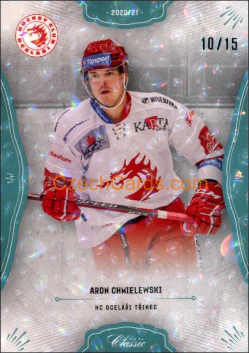 Aron Chmielewski 2020/21 OFS hokejová karta Parallel xx/15 #3
