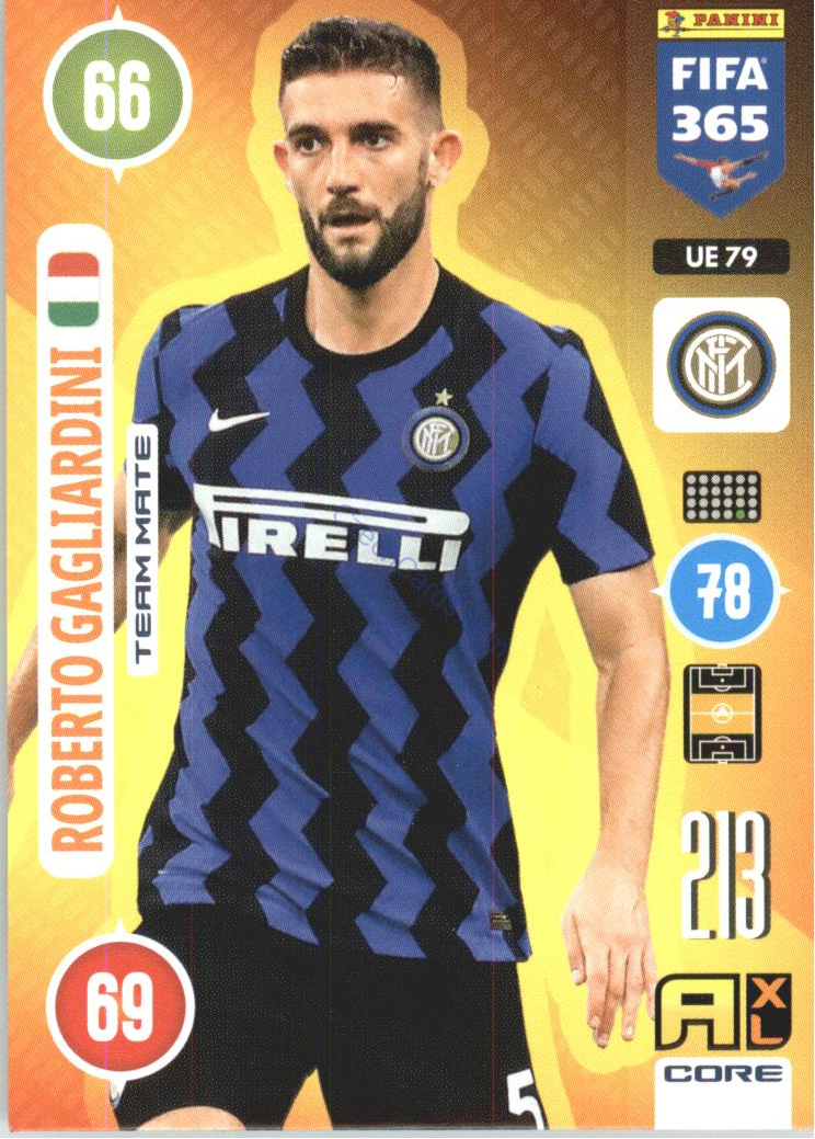 Roberto Gagliardini 2021 FIFA 365 Adrenalyn #UE79
