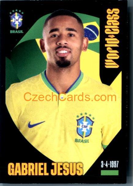 Gabriel Jesus 2024 Panini World Class sticker #52
