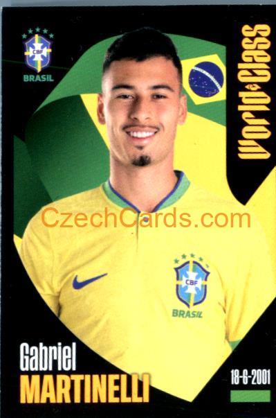 Gabriel Martinelli 2024 Panini World Class sticker #53