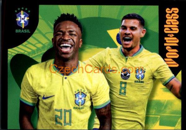 Vini Jr. & Bruno Guimarães 1/2 2024 Panini World Class sticker #61